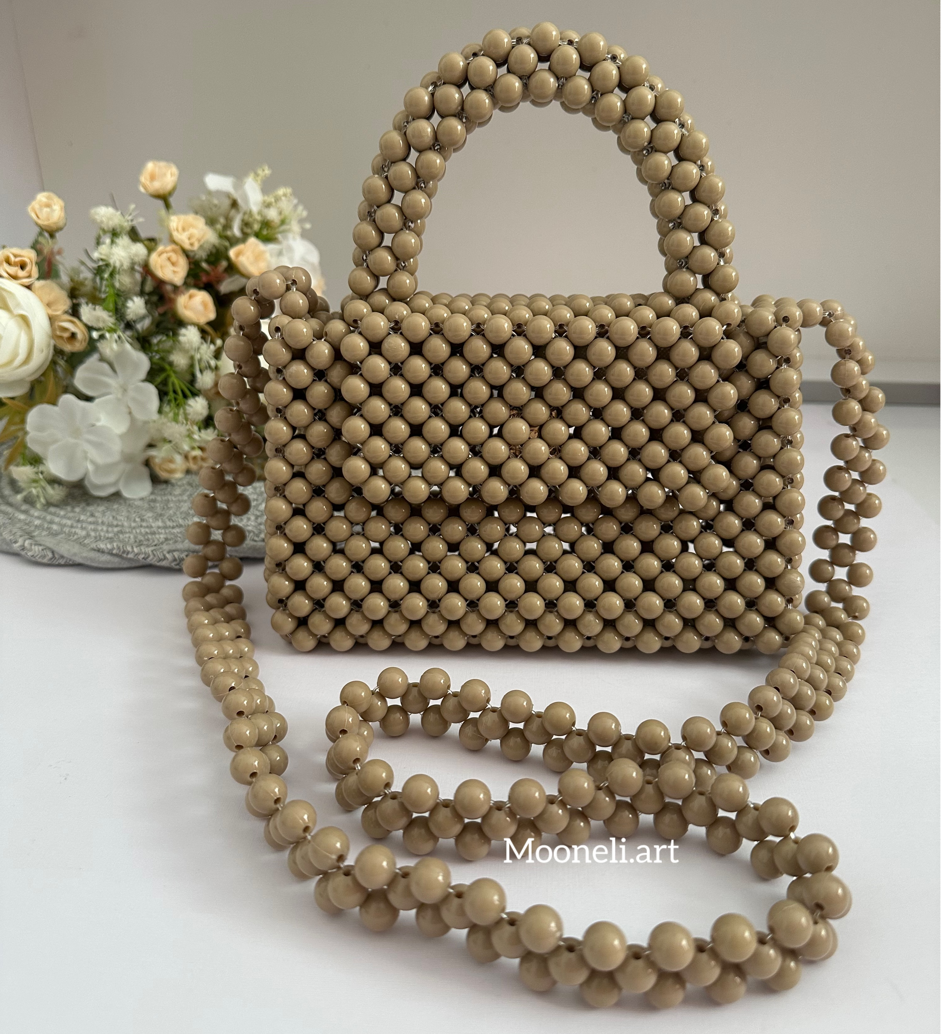 کیف مرواریدی حجم دار