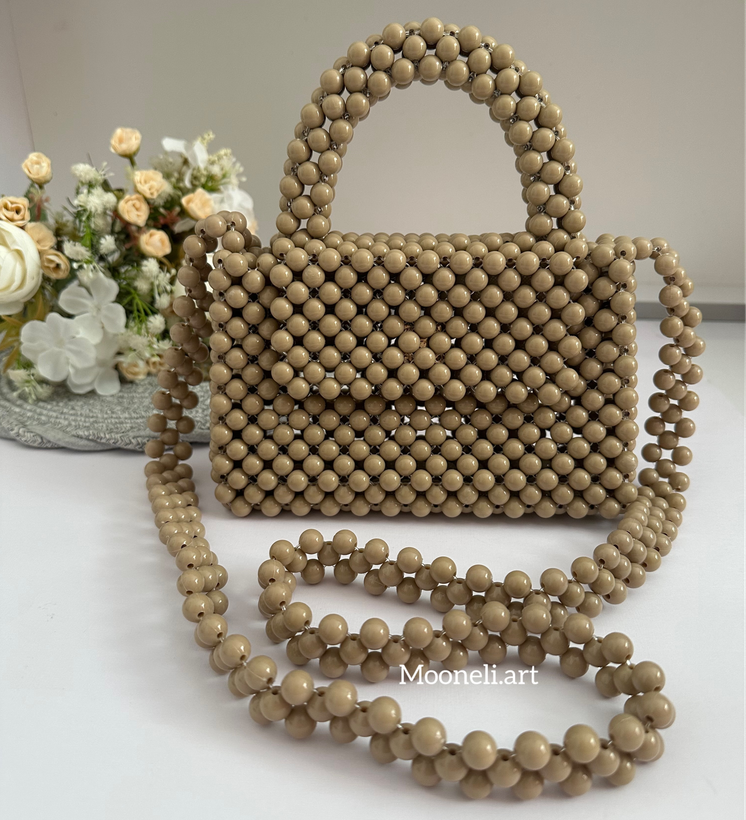 کیف مرواریدی حجم دار