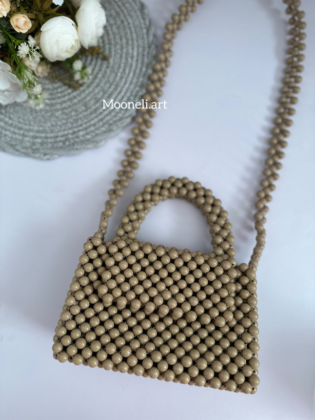 کیف مرواریدی حجم دار